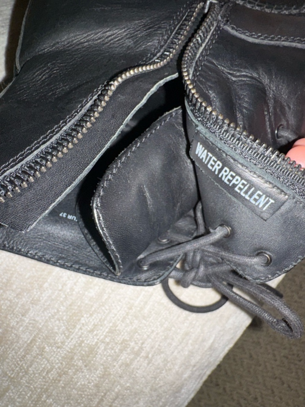 Vince Cabrera Lug Sole Leather Lace-Up Boots - Picture 11 of 11
